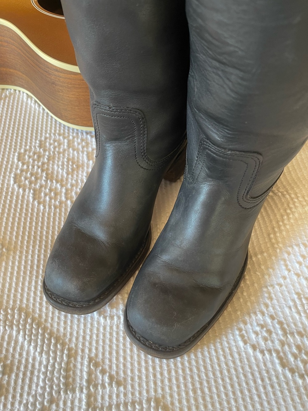 FRYE | Black Campus Boots 14L - Picture 4 of 8